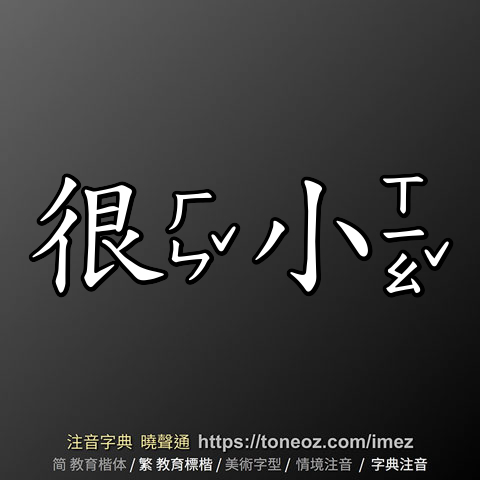很小