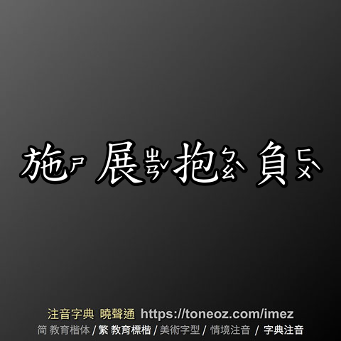 施展抱負