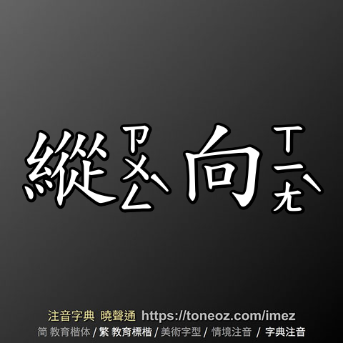 縱向