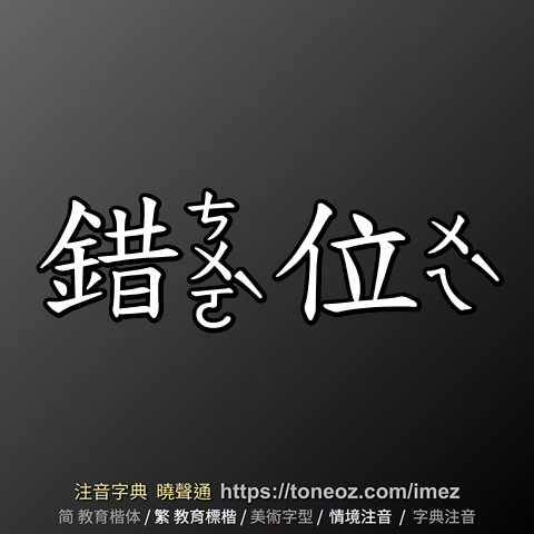 錯位