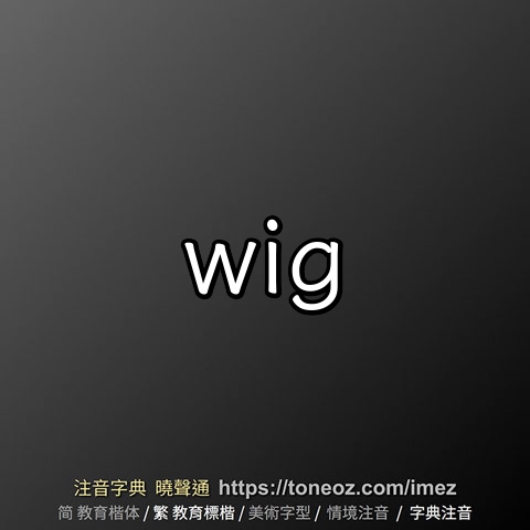 wig