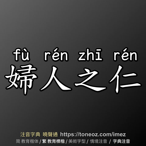 婦人之仁