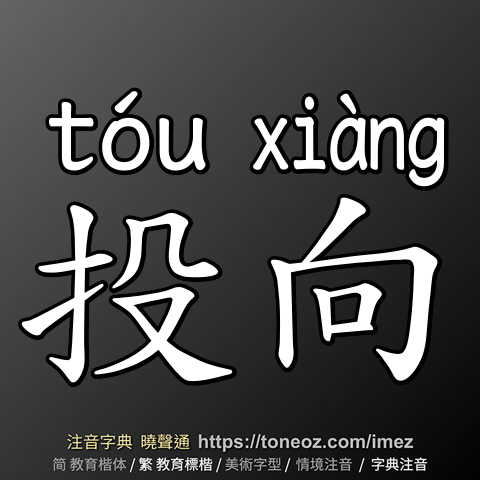 投向