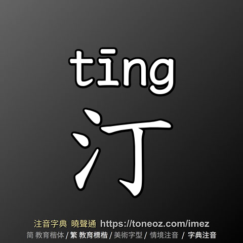 汀