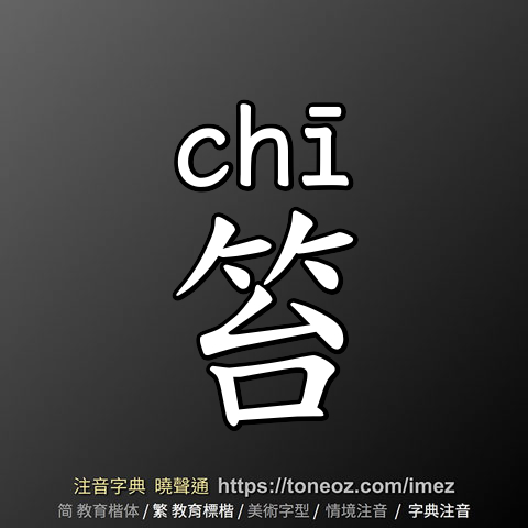 笞