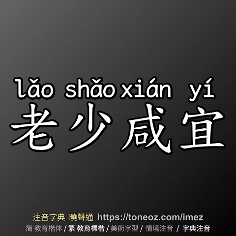 老少咸宜