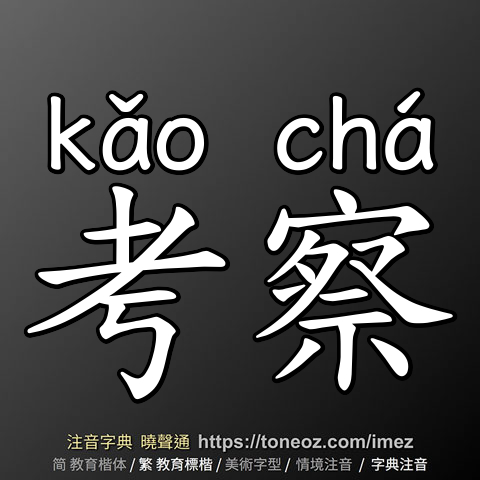 考察