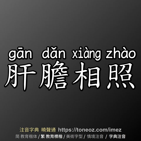 肝膽相照